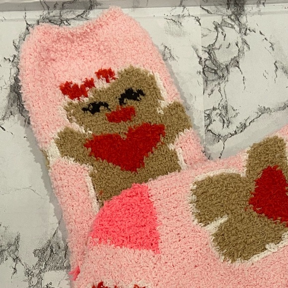 Women’s GingerBread - Fuzzy Cozy Socks - Picture 3 of 3